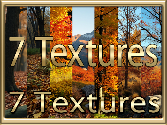 [ Autumn Walkway ] 7 Textures