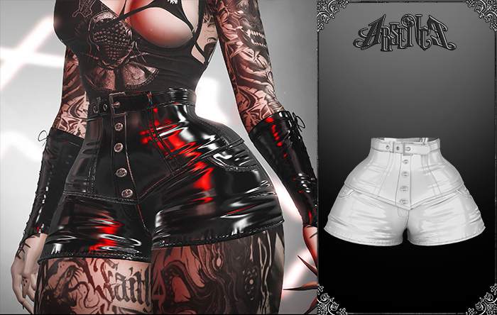 ABSENCE - Rea Shorts White