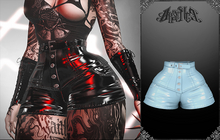 ABSENCE - Rea Shorts Aqua