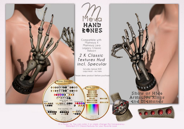 Meva Hand Bones 