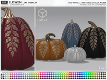 Luova // Elowen // Leaf Overlay Pumpkin
