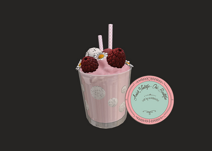 :::NOIR+MIDNA:::  Smoothie Raspberry Drink