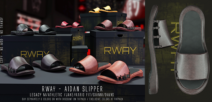 RWAY - Aidan Slipper Walnut