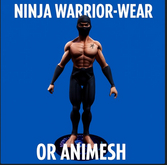 Ninja Warrior-wear or animesh