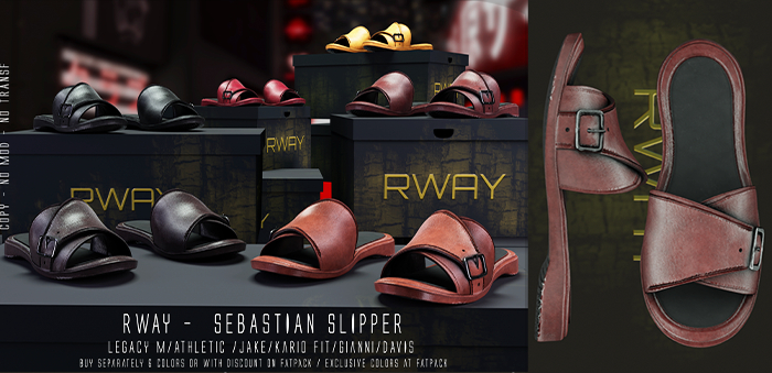 RWAY - Sebastian Slipper Mahogany