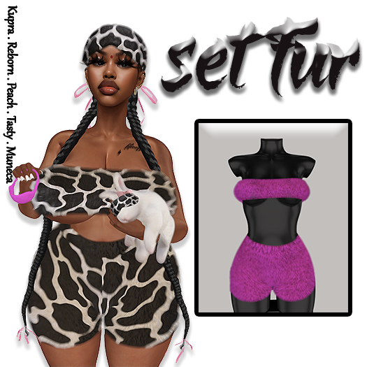 .DIOVA. SET FUR [PINK]