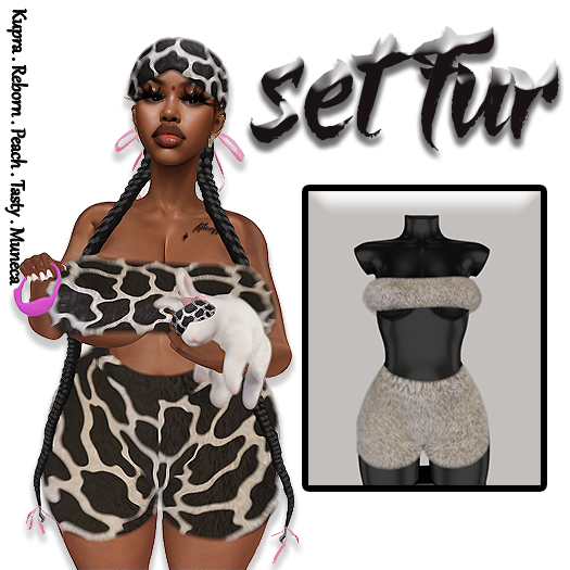 .DIOVA. SET FUR [WHITE]