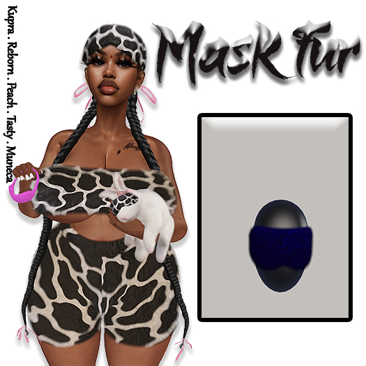 .DIOVA. Mask Fur [ BLUE]