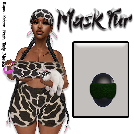 .DIOVA. Mask Fur [ GREEN ]