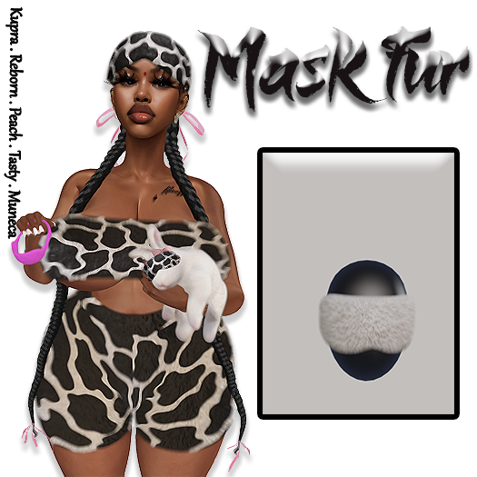 .DIOVA. Mask Fur [ WHITE]