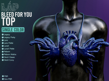 Bleed For You Top by LAP (Blue)