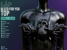 Bleed For You Top by LAP (Black)