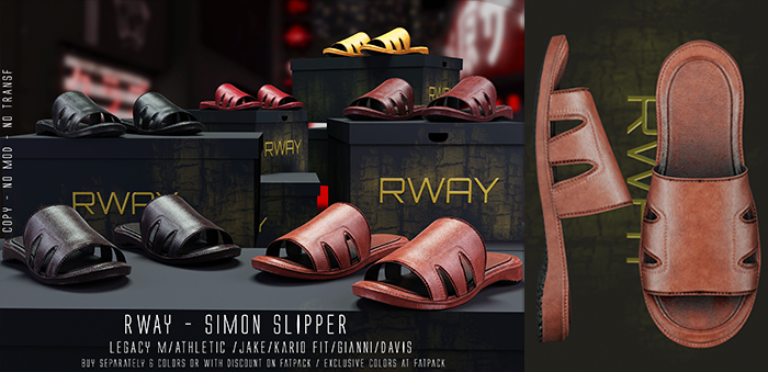 RWAY - Simon Slipper Chestnut