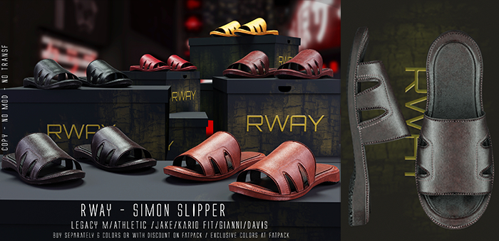 RWAY - Simon Slipper  Walnut