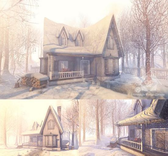01_8f8 - Granny's Winter Cottage - Granny's Cottage RARE