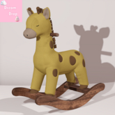 Giraffe Rocking Toy- Yellow (Rezz/Add)