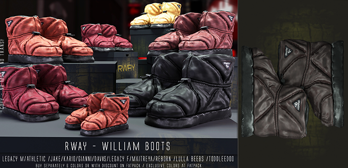 RWAY - William  Boots  Walnut