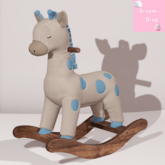 Giraffe Rocking Toy- Blue (Rezz/Add)