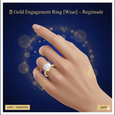 Gold Engagement Ring [Wear] – Regimade | Luxury Full Perm Mesh | Copy/Transfer