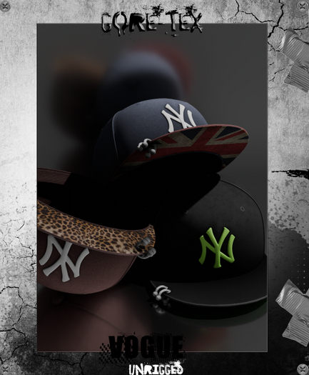GORE-TEX "VOGUE" LONDON CAPS PCK