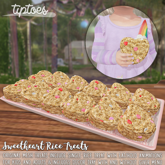. tiptoes - Sweetheart Rice Treats