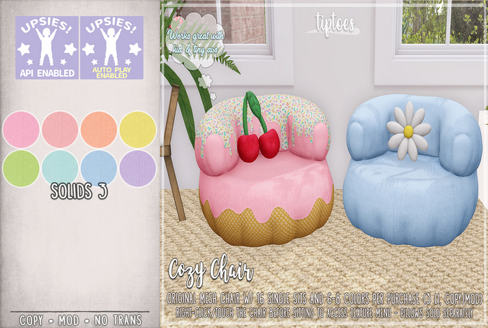 . tiptoes - Cozy Chair - Solids 3