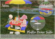 . tiptoes - Plastic Picnic Table - FP
