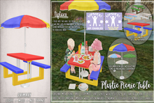 . tiptoes - Plastic Picnic Table - Primary