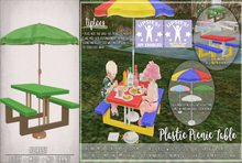 . tiptoes - Plastic Picnic Table - Forest