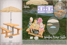. tiptoes - Wooden Picnic Table - Oak