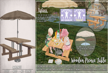 . tiptoes - Wooden Picnic Table - Walnut
