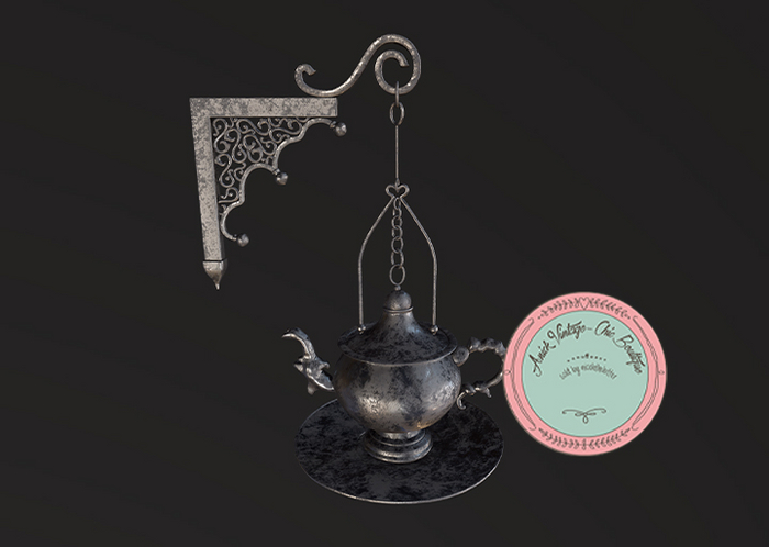ionic : Infusions of the Forest (Teahouse Sign)