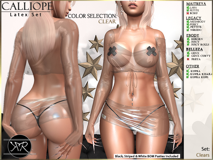 :KR: Calliope Set - Clears - Clear