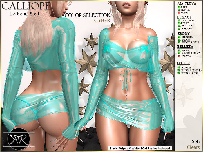 :KR: Calliope Set - Clears - Cyber