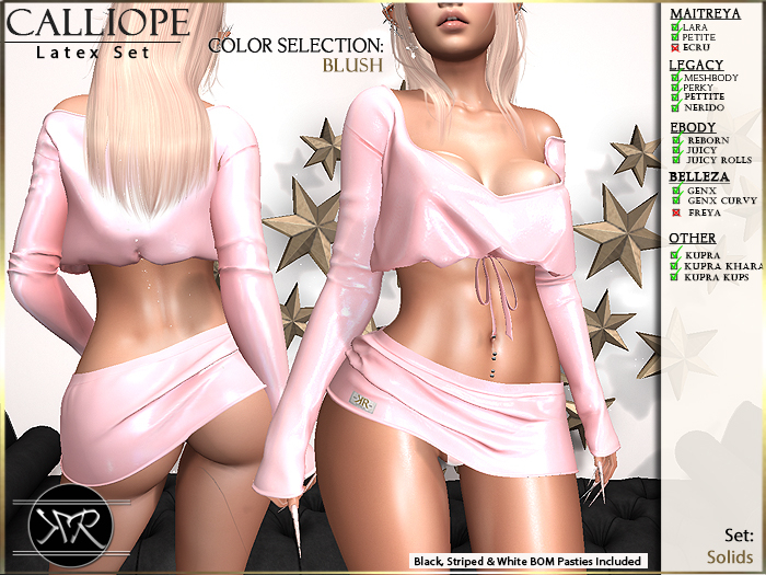 :KR: Calliope Set - Solids - Blush