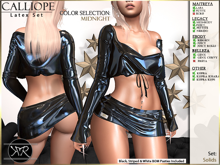 :KR: Calliope Set - Solids - Midnight