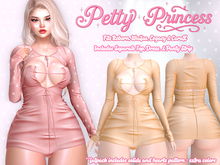 [Petty Princess] - Celeste Dress & Top - Nude - For Ebody Reborn, Legacy, Waifus, Maitreya LaraX - Full Outfit