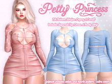 [Petty Princess] - Celeste Dress & Top - Sky - For Ebody Reborn, Legacy, Waifus, Maitreya LaraX - Full Outfit