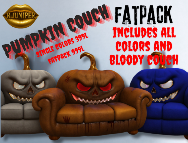 R.JUNIPER - FATPACK - PUMPKIN COUCH 