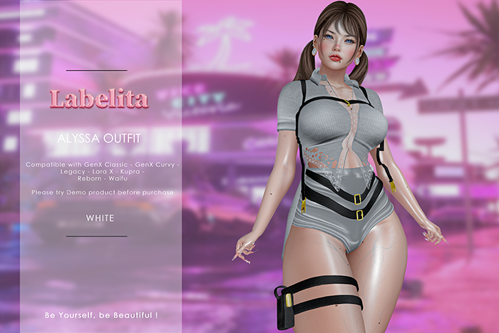 [LABELITA] Alyssa Outfit White
