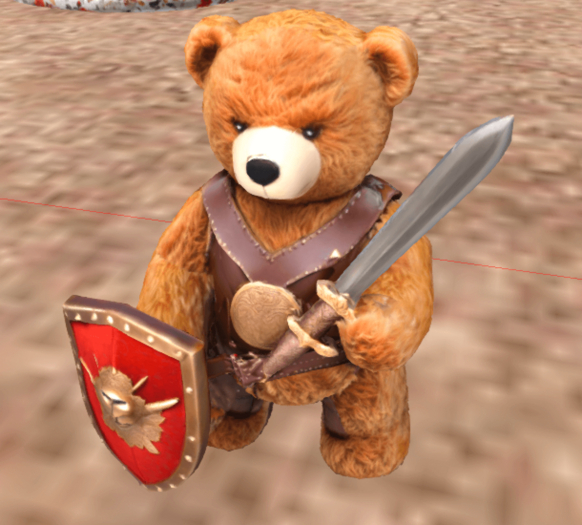 Gladiator Teddy Bear