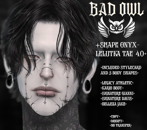 SHAPE ONYX-LELUTKA TAE 4.0