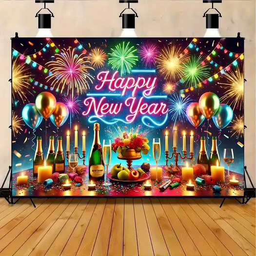 HAPPY NEW YEAR FEAST TEXTURE