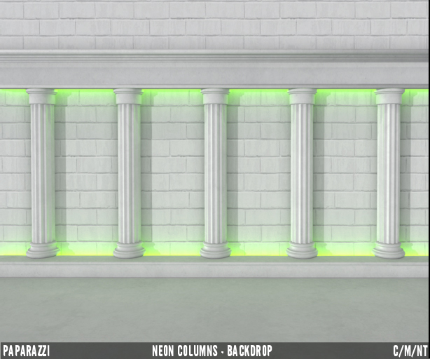Paparazzi - BACKDROP - Neon Columns 4