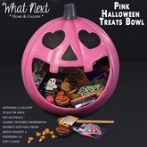{wn} Pink Halloween Treats Bowl (wear to unpack)