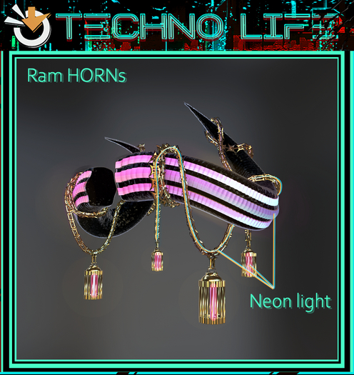 [TL] Pack Neon Ram Horns #1+PBR