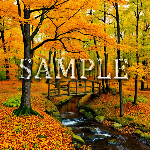 [ Autumn Forest Bridge ] D