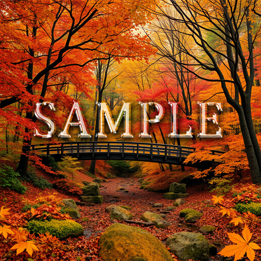 [ Autumn Forest Bridge ] E