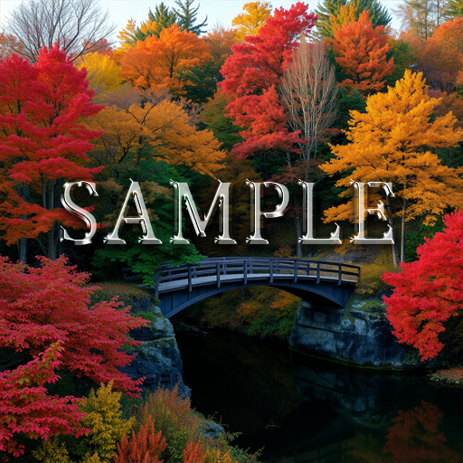 [ Autumn Forest Bridge ] F