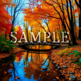 [ Autumn Forest Bridge ] G